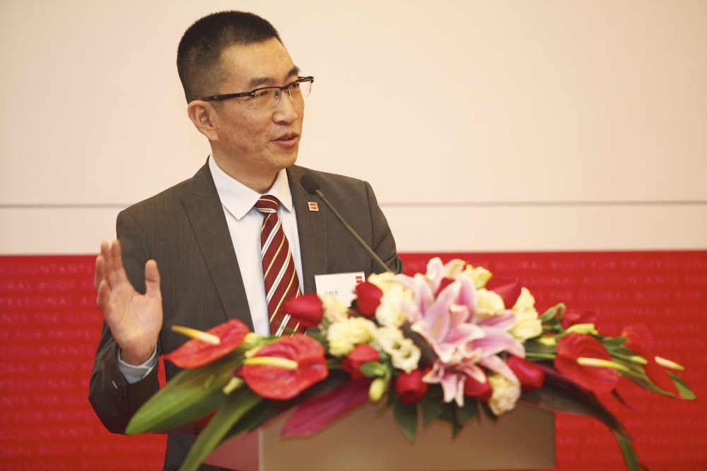 ACCA中国北方区首席代表于翔天先生出席本次活动，并向所有新会员致贺词。